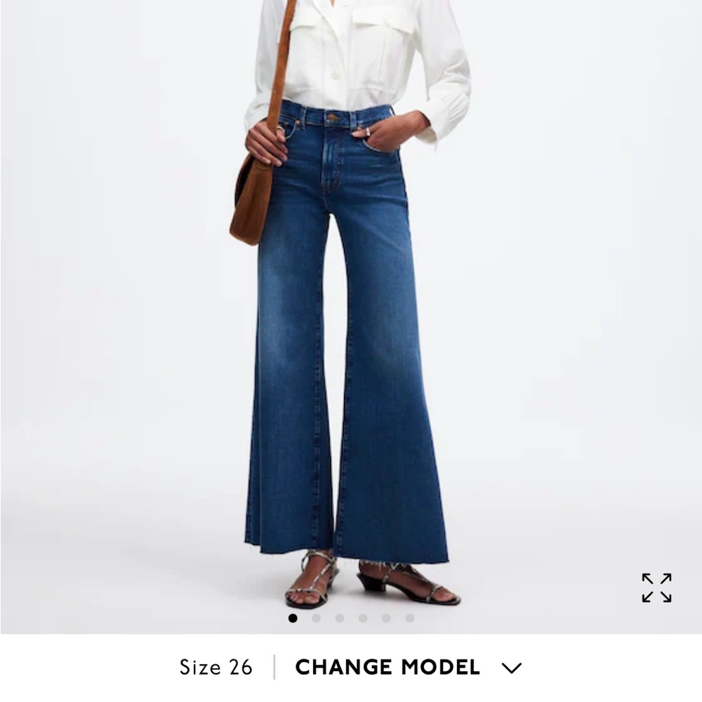 Madewell Wide-leg Crop, Size 29